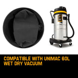 NNEDSZ UNIMAC 60L Wet & Dry Vacuum Cleaner- 5x Paper Filter bags Dust Replacement