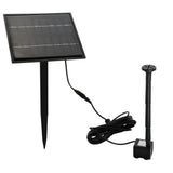 NNEDSZ PROTEGE 5W Solar Powered Fountain Submersible Water Pump Panel Kit Garden Pond