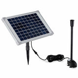 NNEDSZ Protege 50W Solar Powered Fountain Submersible Water Pump Pond Kit Power Garden Panel