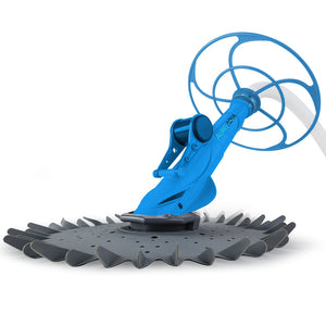 NNEDSZ Aurelaqua Waterline Swimming Pool Cleaner, Automatic Vacuum, 10m Hose, for Floor and Walls, Blue