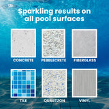 NNEDSZ Aurelaqua Waterline Swimming Pool Cleaner, Automatic Vacuum, 10m Hose, for Floor and Walls, Blue