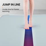 NNEDSZ 300x100x10cm Inflatable Air Track Mat Tumbling Gymnastics, Multi-Coloured, with Electric Pump