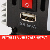 NNEDSZ Pure Sine Wave 1500W/3000W 12V/240V Power Inverter Caravan Boat CarPlug