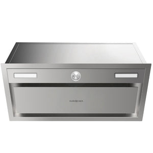 NNEDSZ EUROCHEF 60cm Undermount Rangehood Stainless Steel, Quiet 3-Speed, 3-Layer Dishwashable Filter, LED Lights EUR60S