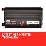 NNEDSZ Modified Sine Wave 2500W/5000W 12V/240V Power Inverter Car Caravan Boat