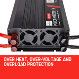 NNEDSZ Modified Sine Wave 2500W/5000W 12V/240V Power Inverter Car Caravan Boat