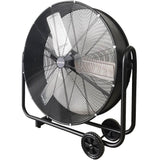 NNEDSZ BAUMR-AG 36" 914mm Industrial Mobile Floor Drum Fan, 290W Brushless Motor, Tilting, Large, Commercial, Heavy-duty Frame, EESS Certified