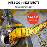NNEDSZ Baumr-AG 200mm 10m Duct for 8" Air Movers