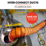 NNEDSZ Baumr-AG 300mm 10m Duct for 12" Air Movers