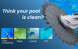 NNEDSZ Aurelaqua Swimming Pool Cleaner Floor Climb Wall Automatic Vacuum Hose 10M