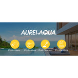 NNEDSZ AURELAQUA Solar Swimming Pool Cover 400 Micron Heater Bubble Blanket 11x6.2m