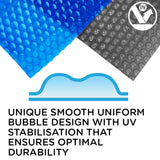 NNEDSZ AURELAQUA Solar Swimming Pool Cover 400 Micron Heater Bubble Blanket 6x3.2m