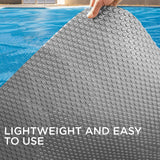 NNEDSZ AURELAQUA Solar Swimming Pool Cover 400 Micron Heater Bubble Blanket 6x3.2m