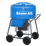 NNEDSZ BAUMR-AG 100L Forced Action Pan Mixer, 1100W Electric Motor, Lightweight 58kg Design, for Mortar Screed Resin Cement, 8 Inch Solid Rubber Wheels