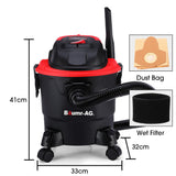 NNEDSZ Baumr-AG 15L 1200W Wet and Dry Vacuum Cleaner, with Blower, for Car, Workshop, Carpet