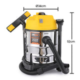NNEDSZ Unimac 20L 1400W Wet and Dry Vacuum Cleaner, with Blower, for Car, Workshop, Carpet