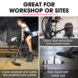NNEDSZ Baumr-AG 20L 1200W Wet and Dry Vacuum Cleaner, with Blower, for Car, Workshop, Carpet