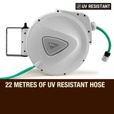 NNEDSZ PLANTCRAFT 20M Retractable Garden Water Hose Reel Storage SpGun Rewind