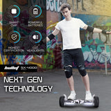NNEDSZ BULLET SX-4000 Hoverboard Scooter, 8.5" Wheels, 700W Brushless, Superior Self Balancing System, UL Certified, LED Lights, Carry Bag, Camo