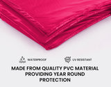 NNEDSZ UP-SHOT 14ft Trampoline Safety Pink Pad Padding Replacement Round Spring Cover