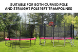 NNEDSZ UP-SHOT 16ft Trampoline Safety Pad Pink Padding Replacement Round Spring Cover