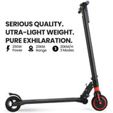 NNEDSZ Carbon Gen III 250W 10Ah Electric Scooter Suspension, for Adults or Teens, Black/Red
