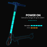 NNEDSZ Carbon Gen III 250W 10Ah Electric Scooter Suspension, for Adults or Teens, Black/Red