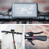 NNEDSZ VALK Fusion 5 Electric Scooter, 500W 48V 13Ah Lithium 50km Range 40km/h Quad Shocks 10 inch Tyres,