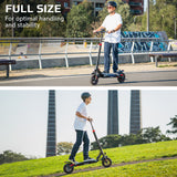 NNEDSZ VALK Fusion 5 Electric Scooter, 500W 48V 13Ah Lithium 50km Range 40km/h Quad Shocks 10 inch Tyres,