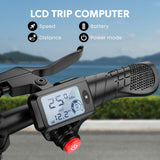 NNEDSZ VALK Electric Scooter with Seat, Disc brakes, 12" Tyres, Motorised eScooter for Adults Teens Commuter, Blue