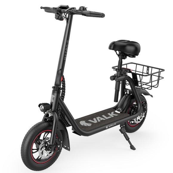 NNEDSZ VALK Electric Scooter with Seat, Disc brakes, 12