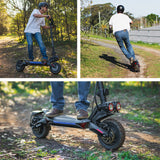 NNEDSZ VALK Primal 9 Dual Motor 1600W Extreme Hill Climbing e-Scooter Electric, Black