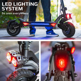 NNEDSZ VALK Primal 9 Dual Motor 1600W Extreme Hill Climbing e-Scooter Electric, Black