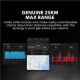 NNEDSZ VALK 400W Electric Scooter, 37V Folding E- Scooter with Suspension, for Adults, Synergy 5 MkII Black