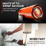 NNEDSZ UNIMAC 20KW Portable Industrial Diesel Indirect Forced Air Space Heater