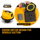 NNEDSZ UNIMAC 30L Wet and Dry Vacuum Cleaner Blower Bagless 2000W Drywall Vac