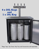 NNEDSZ Keg King - KegMaster Solstice - 6 Keg 12volt DC Kegerator