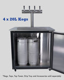 NNEDSZ Keg King - KegMaster Solstice - 6 Keg 12volt DC Kegerator