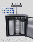 NNEDSZ Keg King - KegMaster Solstice - 6 Keg 12volt DC Kegerator