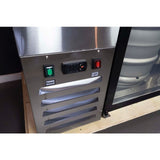 NNEDSZ Kegerator - KegMaster Super Deluxe - Two Door Small