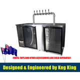 NNEDSZ Kegerator - KegMaster Super Deluxe - Two Door Large