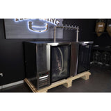 NNEDSZ Kegerator - KegMaster Super Deluxe - Two Door Large