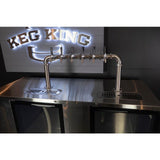NNEDSZ Kegerator - KegMaster Super Deluxe - Two Door Large
