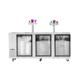 NNEDSZ Kegerator - KegMaster Super Deluxe - Three Door