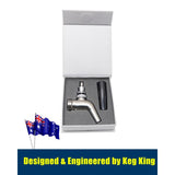 NNEDSZ Keg King Ultratap SS Tap with Handle (Stainless Steel)