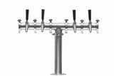 NNEDSZ Beer Font Tower - Quadruple Tap Modular Beer Font with Tap