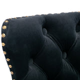 NNEDSZ 4x Height Adjustable Swivel Bar Stool Velvet Nailhead Barstool with Footrest