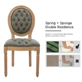 NNEDSZ AADEN 4x Velvet Faux Leather Dining Chairs with Solid Wood Legs-Pine Green