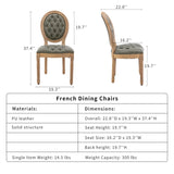 NNEDSZ AADEN 4x Velvet Faux Leather Dining Chairs with Solid Wood Legs-Pine Green