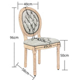 NNEDSZ AADEN 4x Velvet Faux Leather Dining Chairs with Solid Wood Legs-Pine Green
